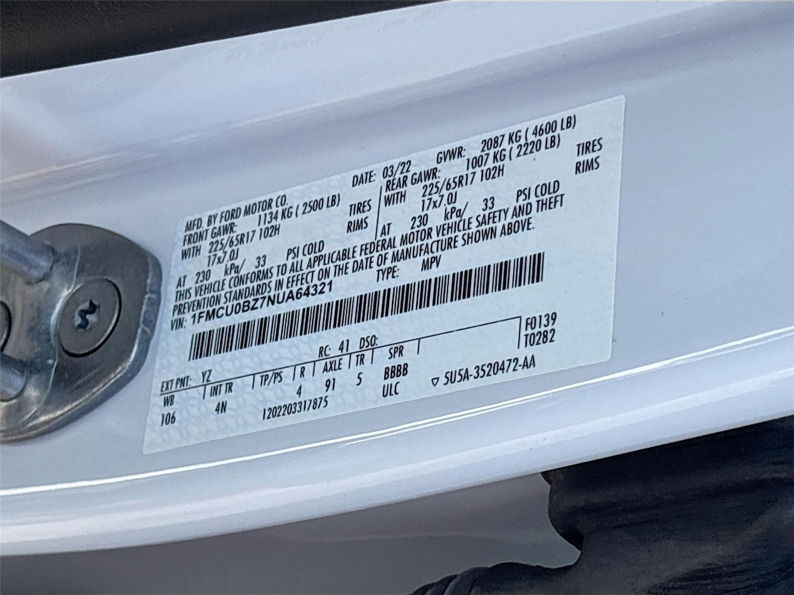 2022 Ford Escape SE Hybrid