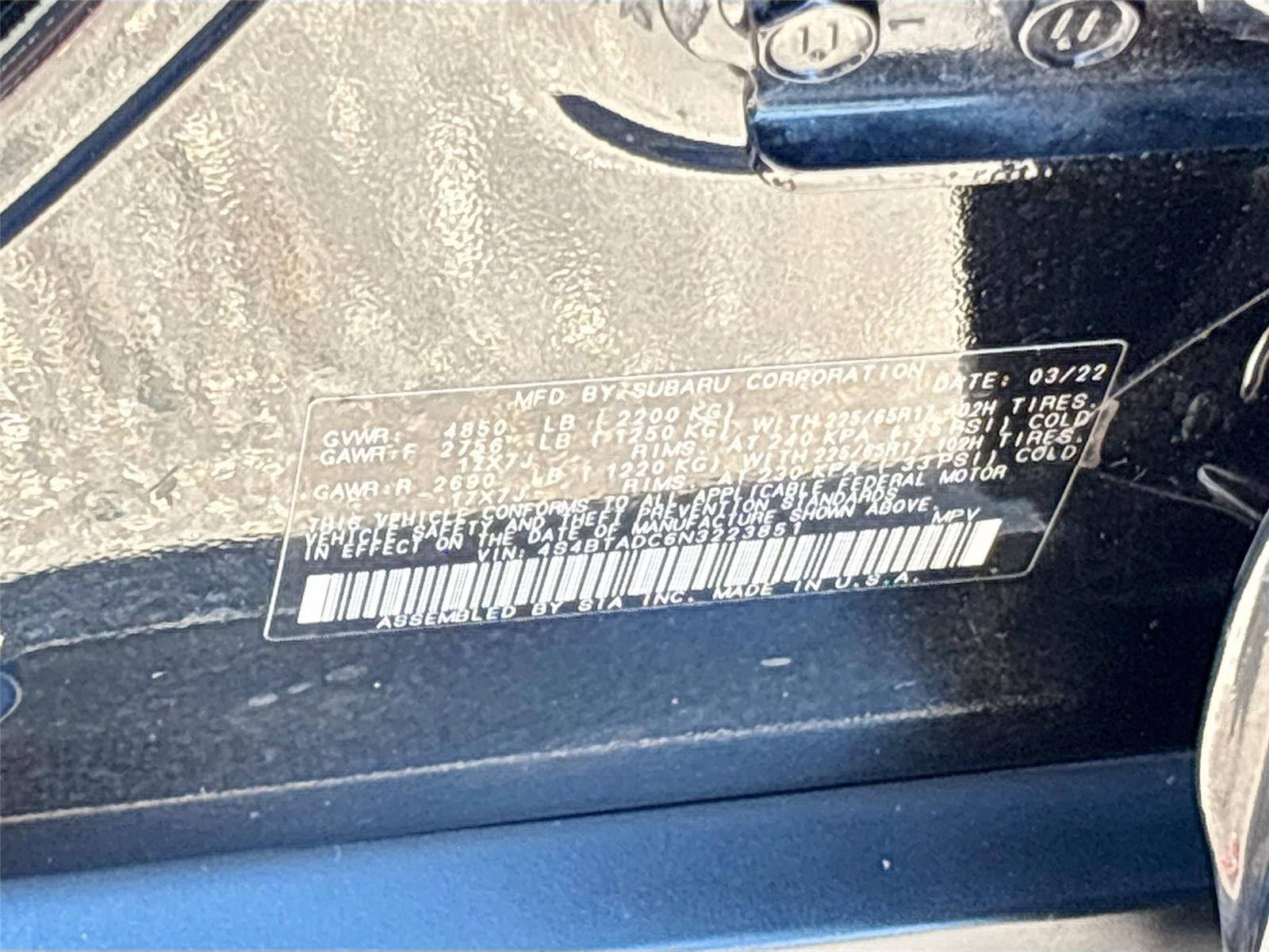 2022 Subaru Outback Premium