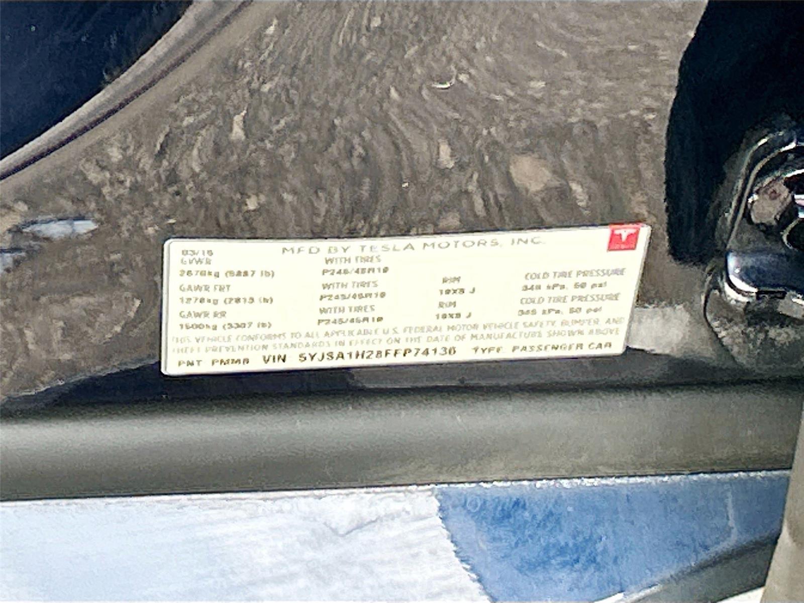 2015 Tesla Model S P85D