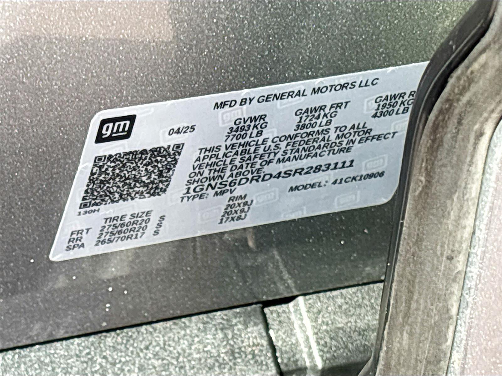 2025 Chevrolet Suburban Z71