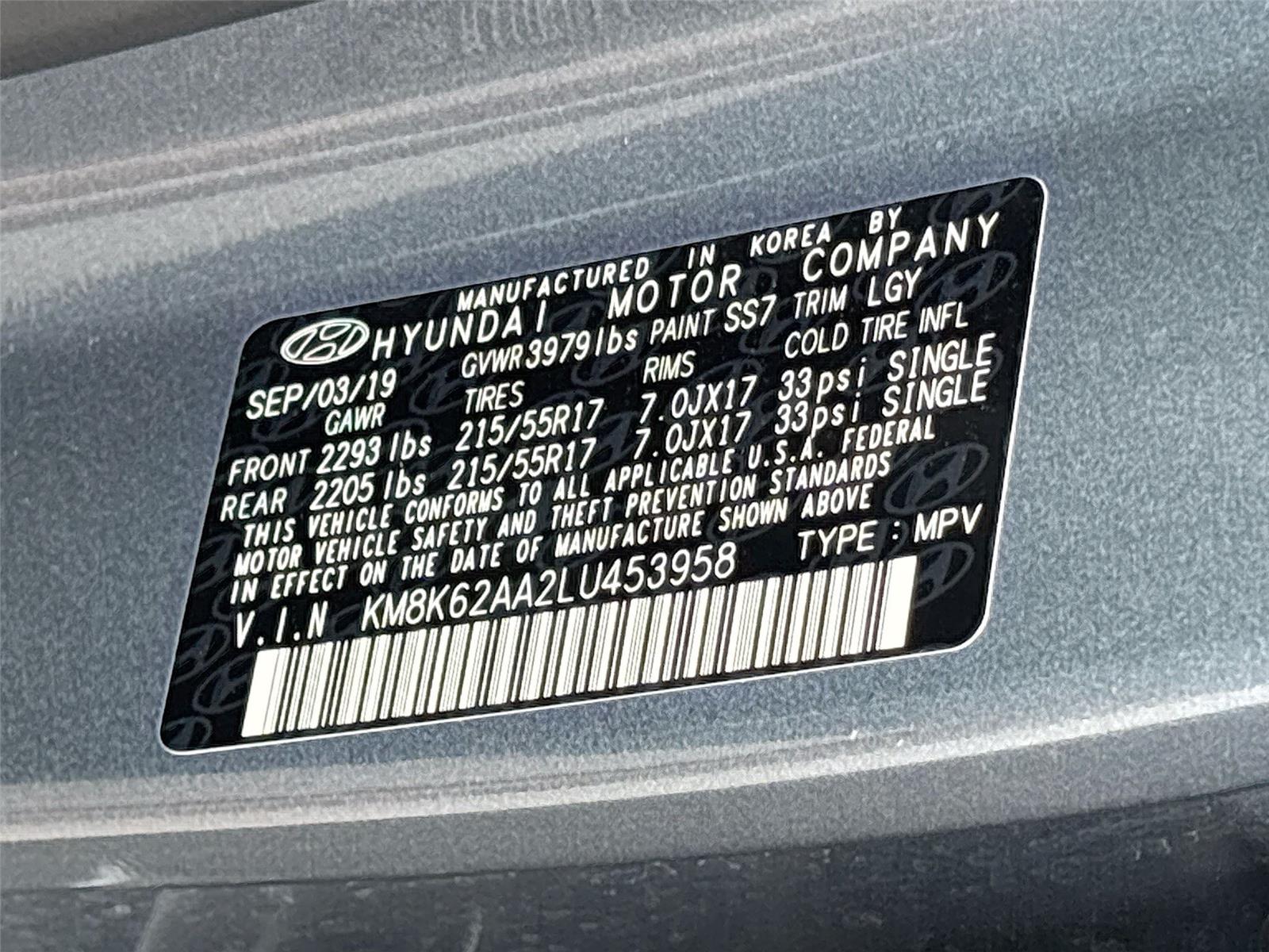 2020 Hyundai Kona SEL Plus