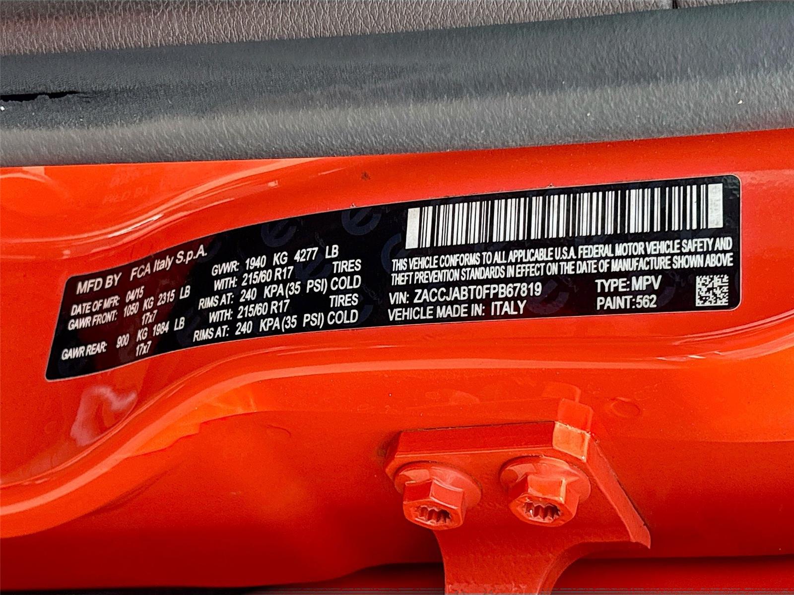2015 Jeep Renegade Latitude