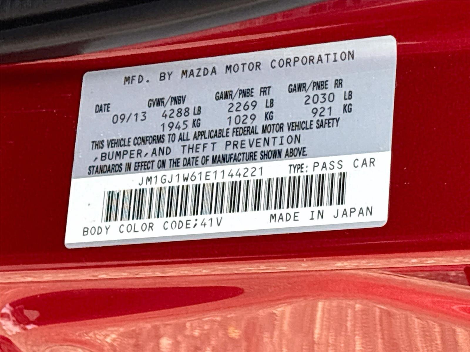 2014 Mazda Mazda6 i Grand Touring