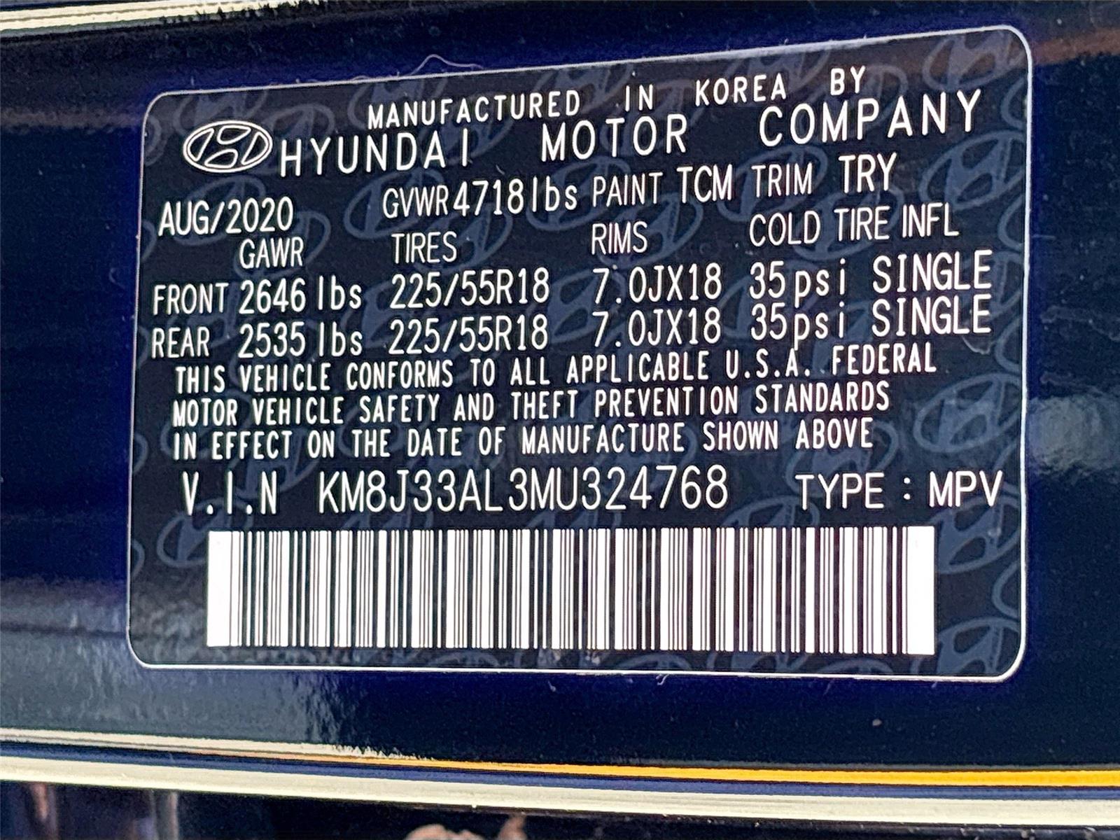 2021 Hyundai Tucson Ultimate