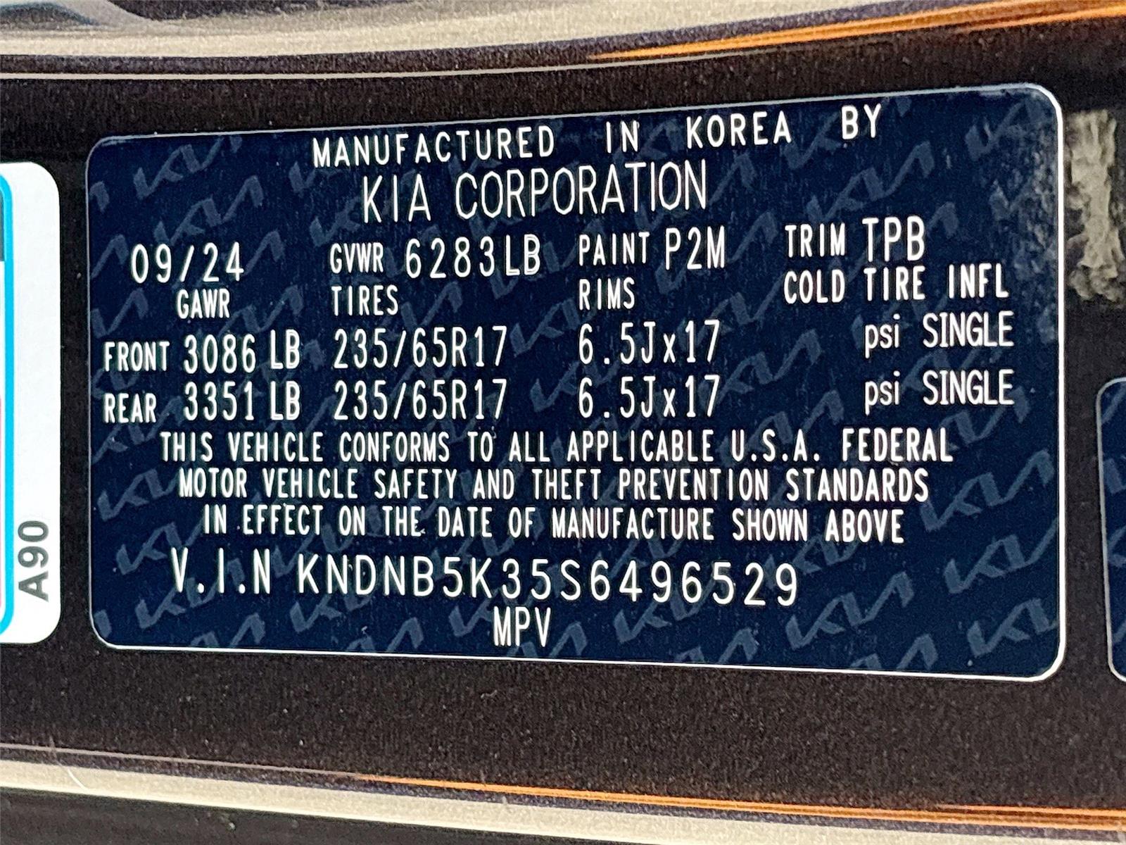 2025 Kia Carnival LXS