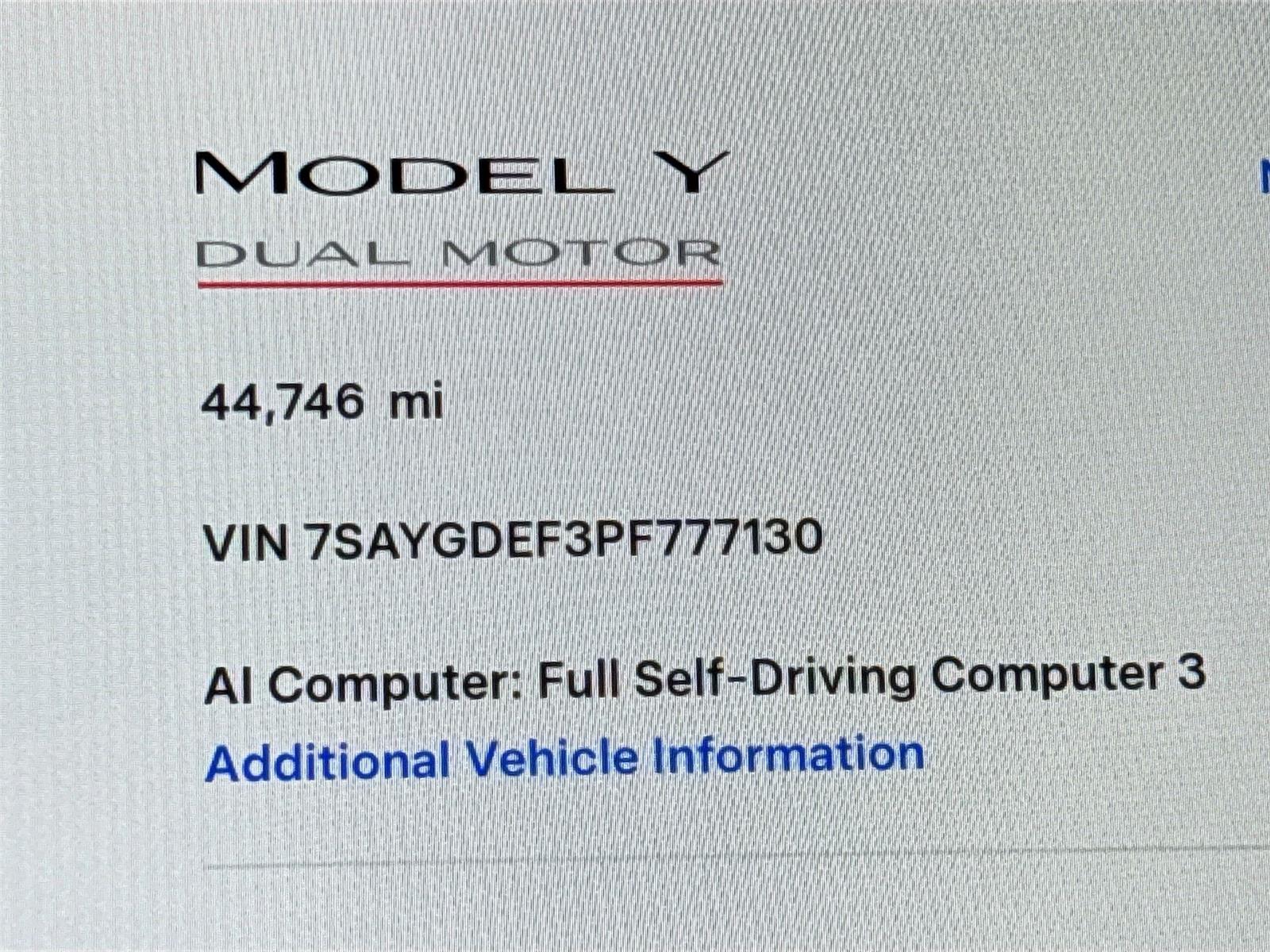 2023 Tesla Model Y Performance