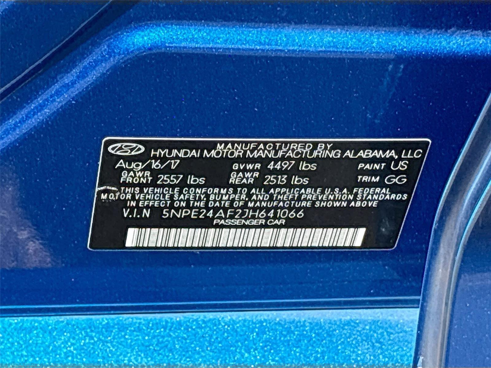 2018 Hyundai Sonata SE