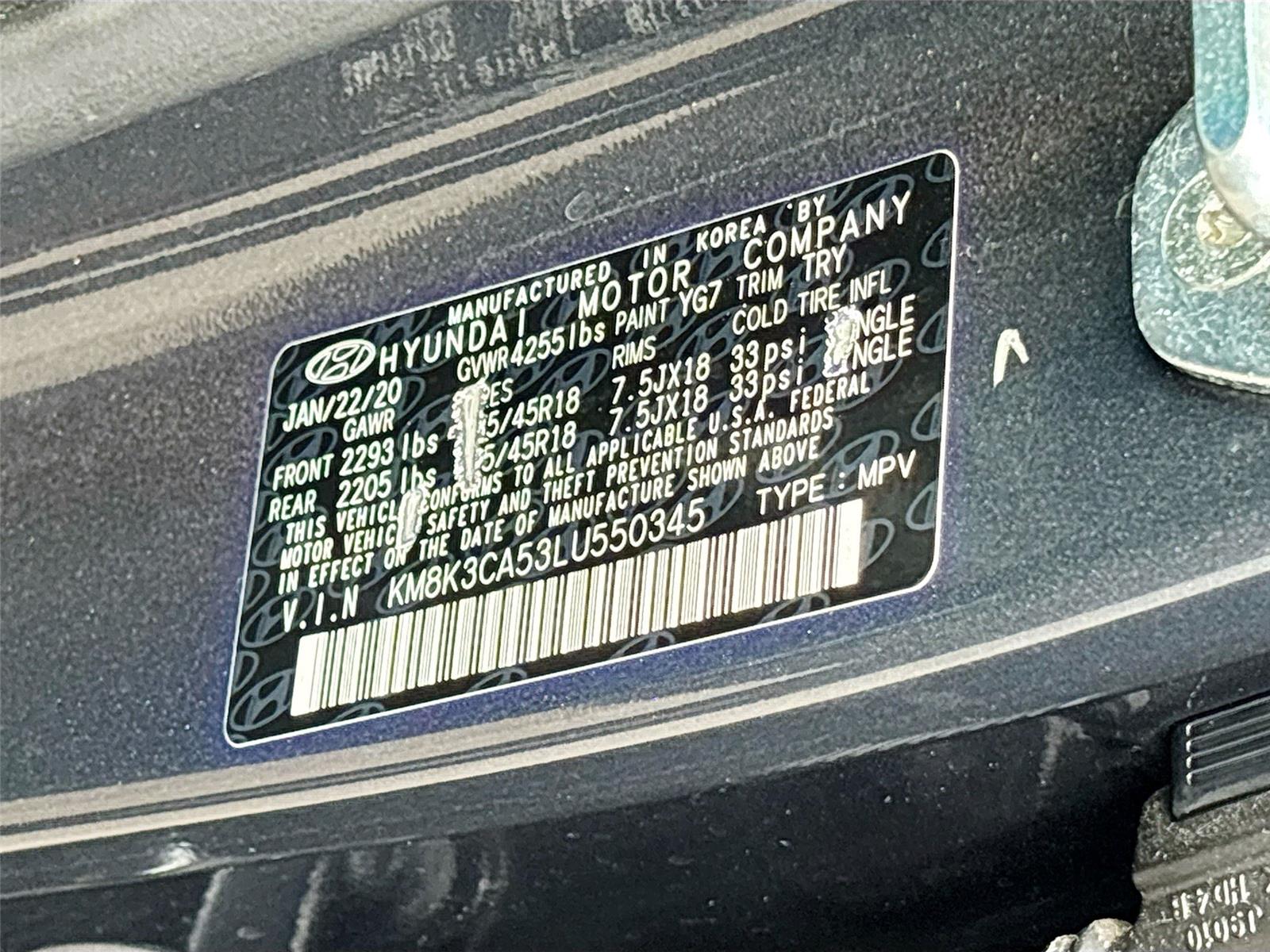 2020 Hyundai Kona Limited