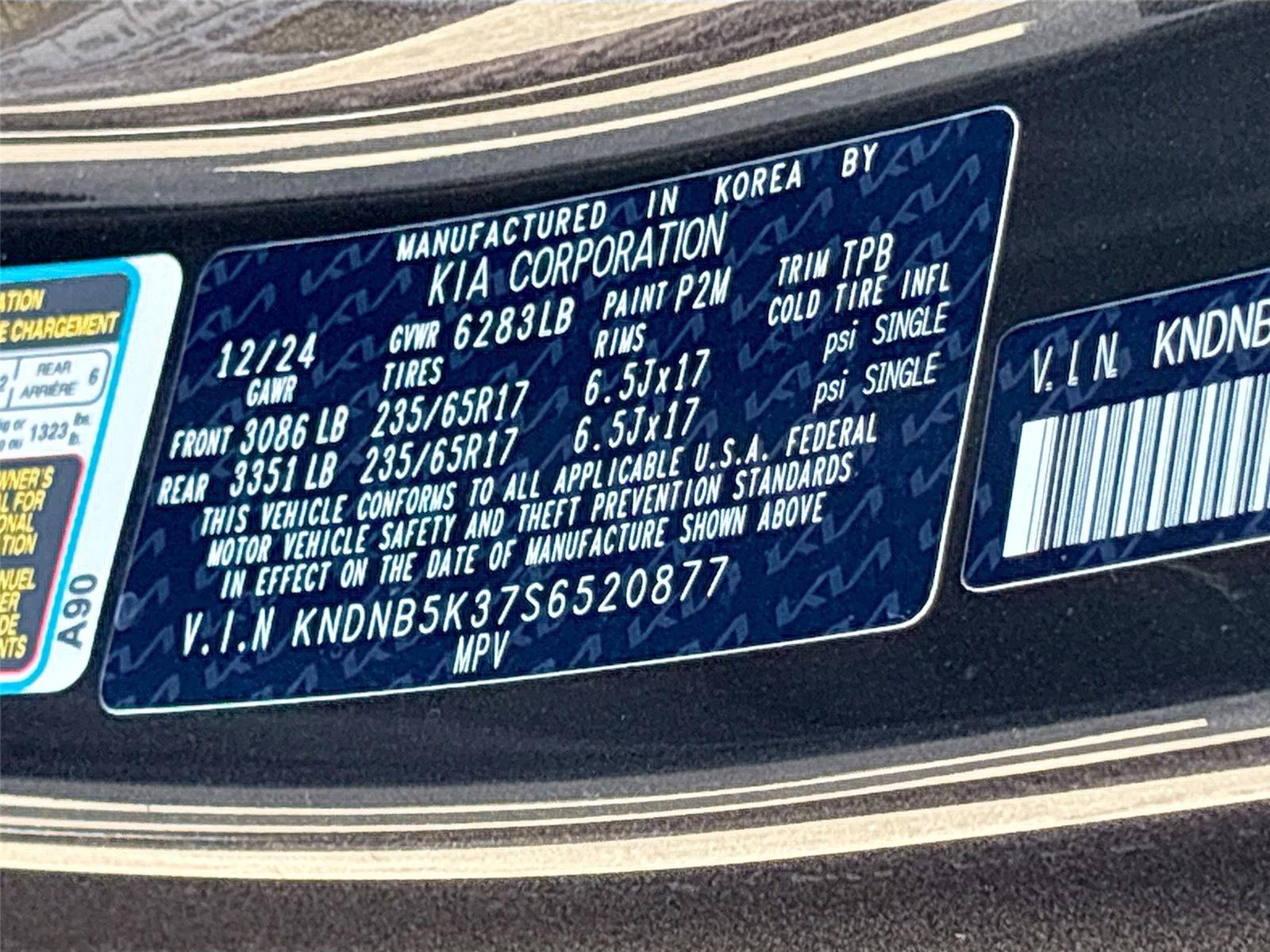 2025 Kia Carnival LXS