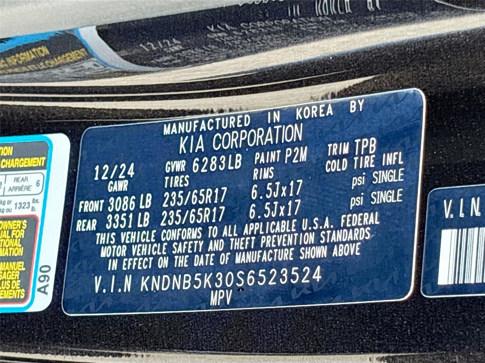 2025 Kia Carnival LXS