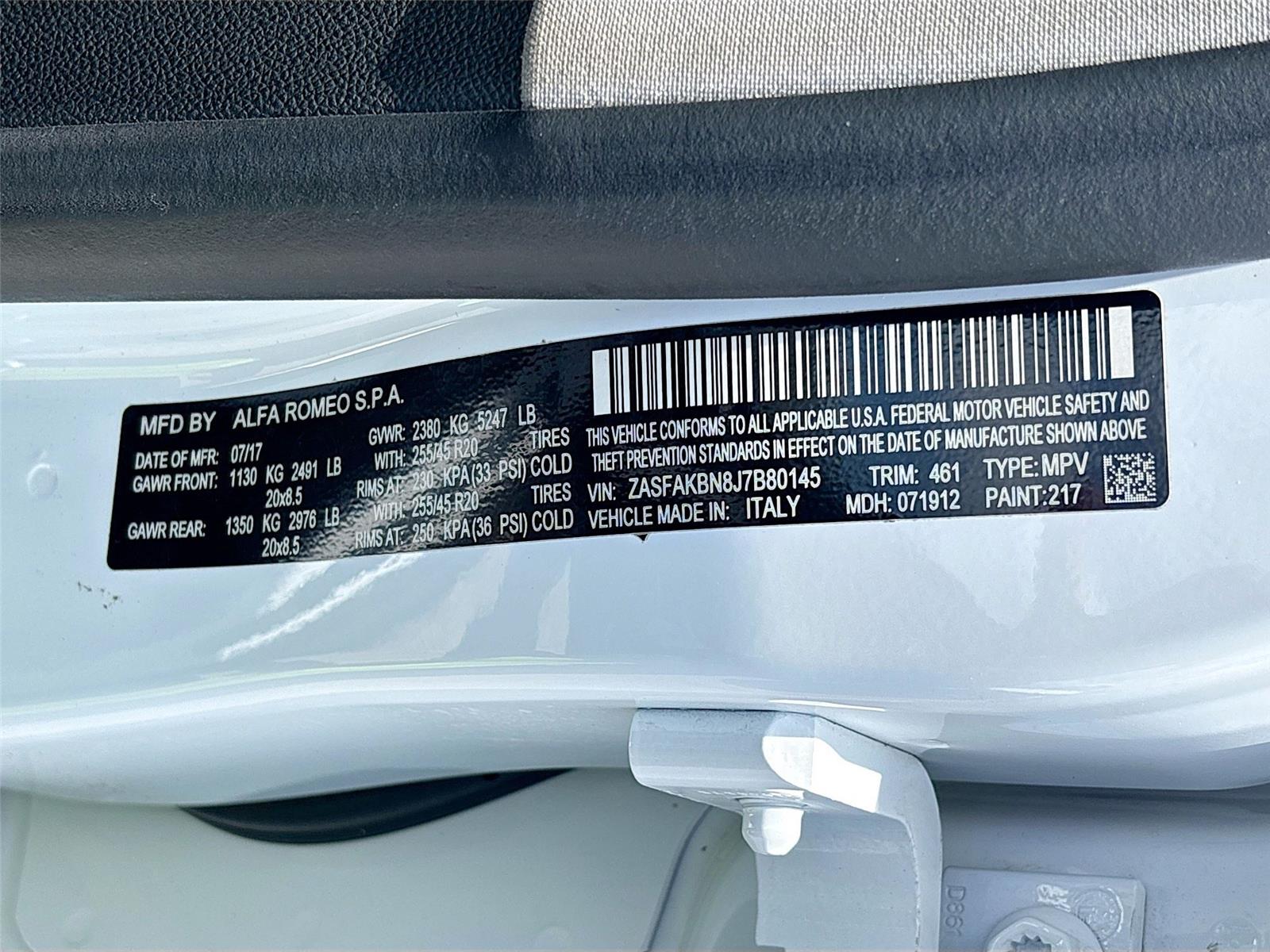 2018 Alfa Romeo Stelvio Ti