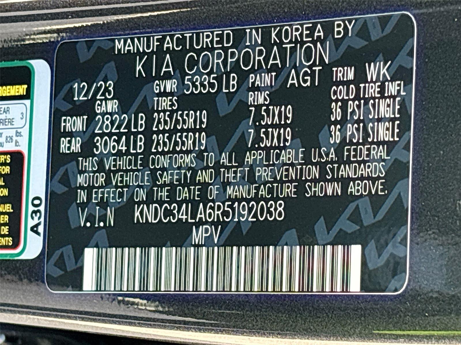 2024 Kia EV6 Wind