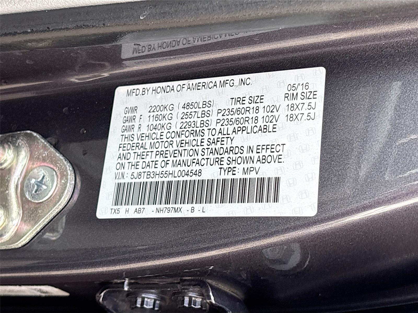 2017 Acura RDX w/Technology Pkg