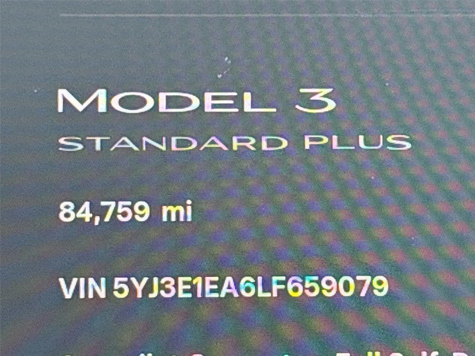 2020 TESLA MODEL 3