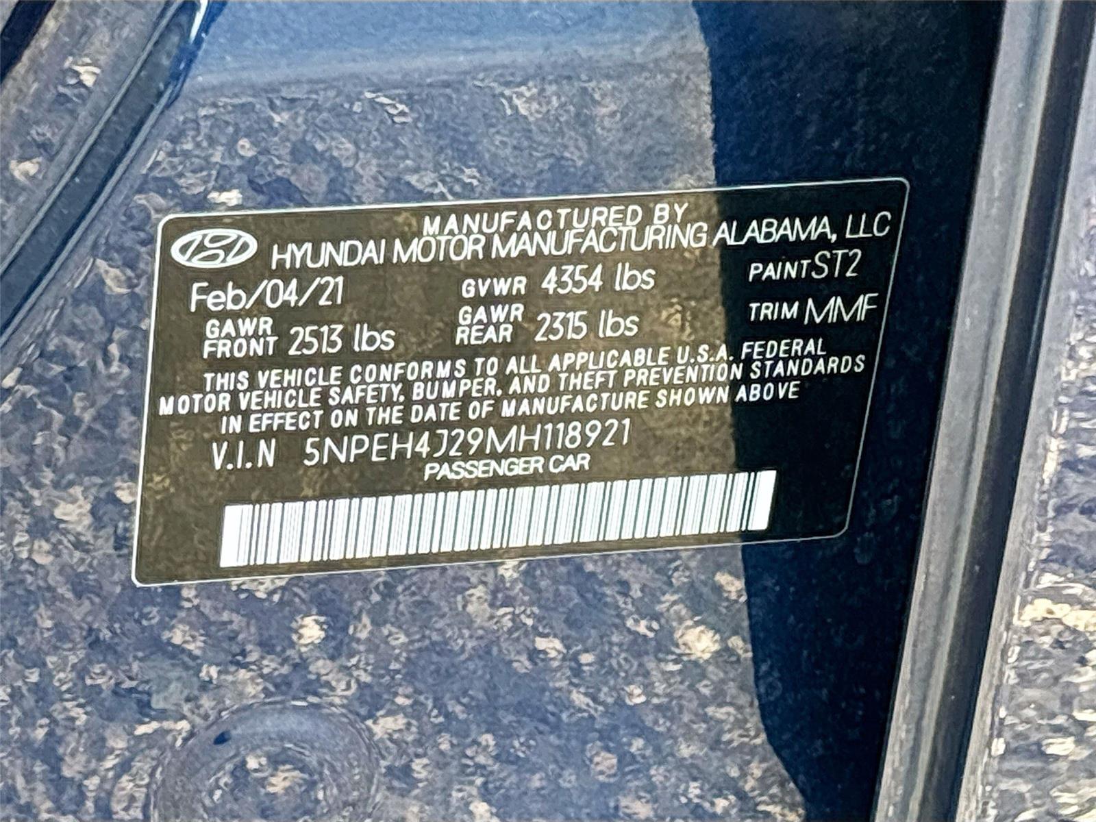 2021 Hyundai Sonata Limited