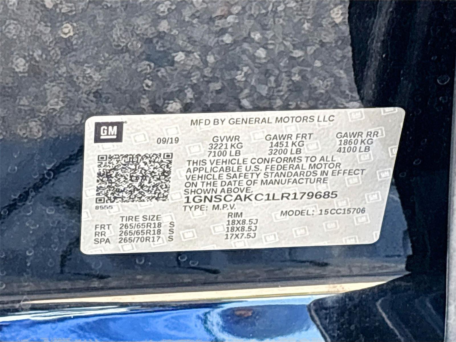 2020 Chevrolet Tahoe LS