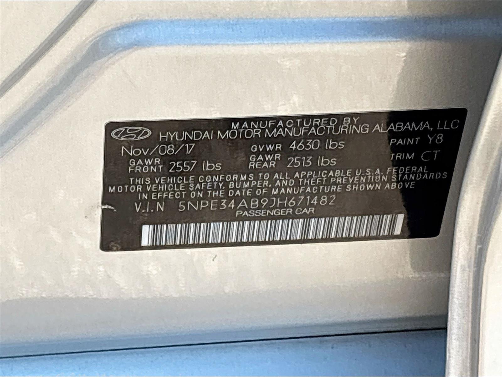 2018 Hyundai Sonata Sport