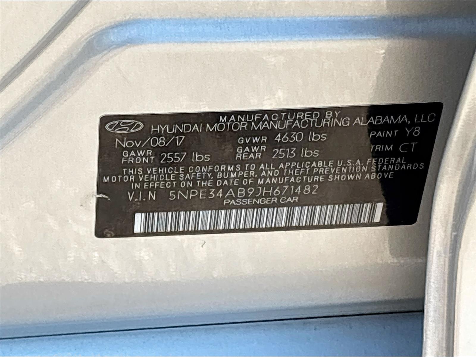2018 Hyundai Sonata Sport