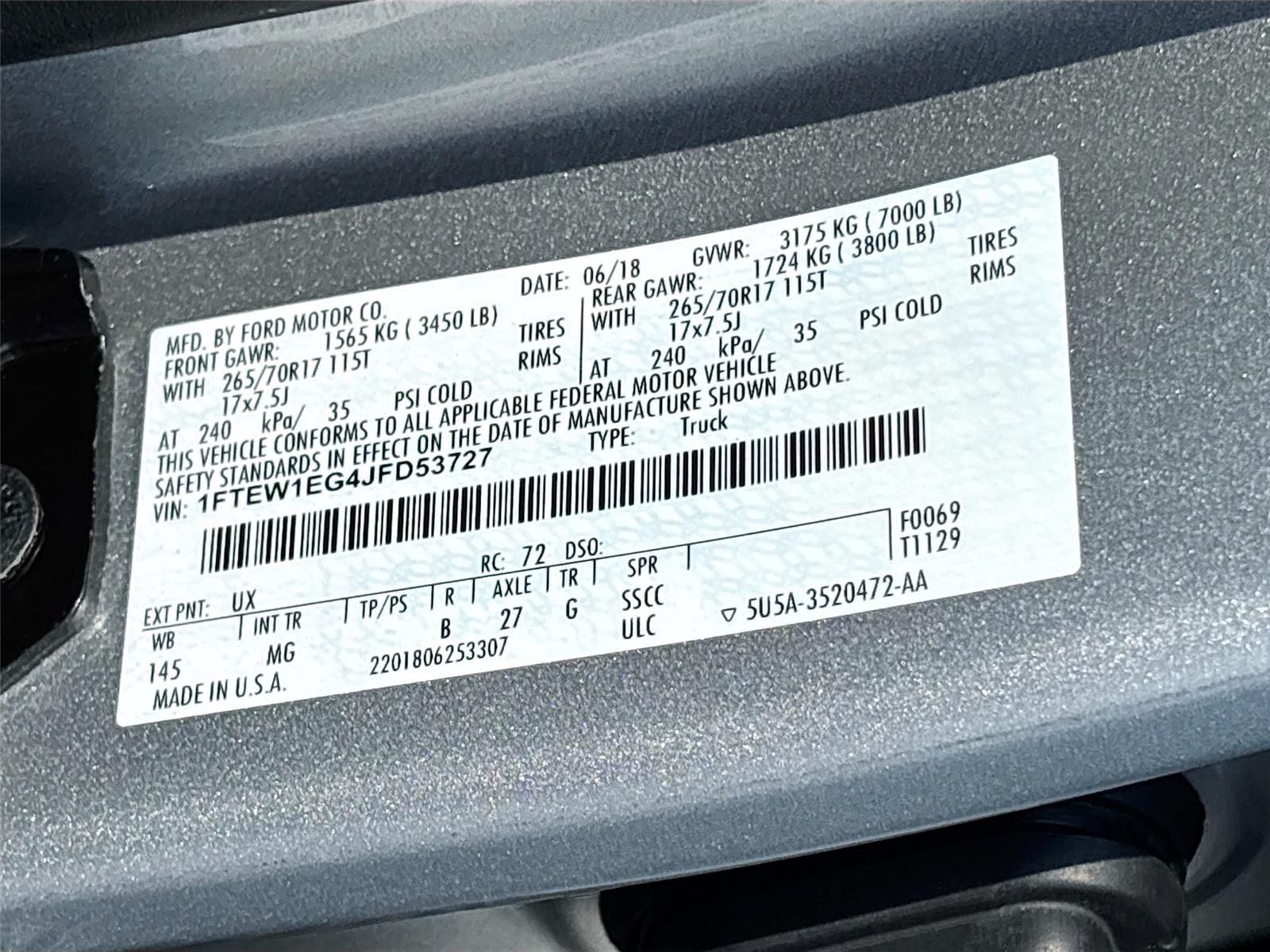 2018 Ford F-150 XLT