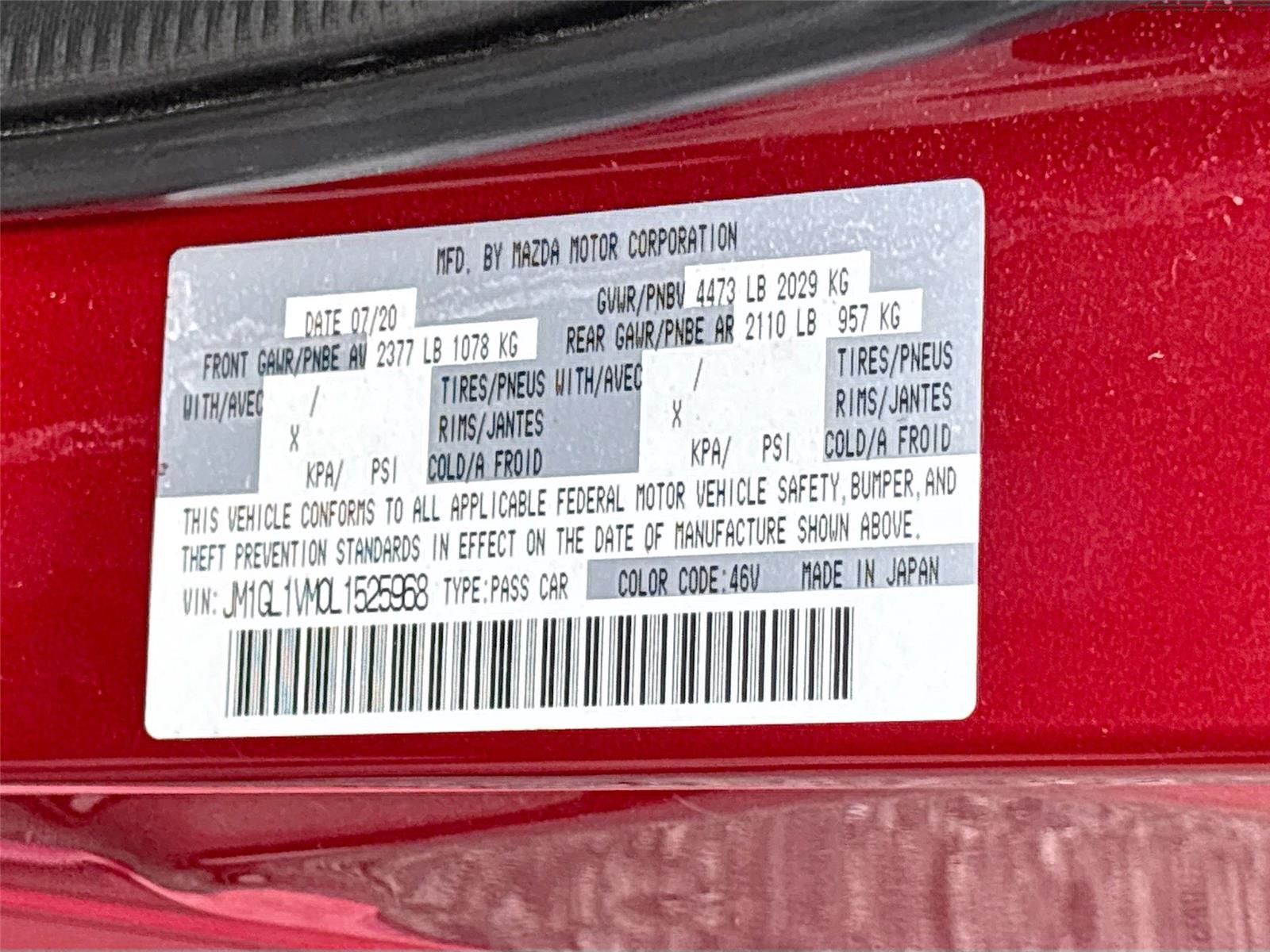 2020 Mazda Mazda6 Touring