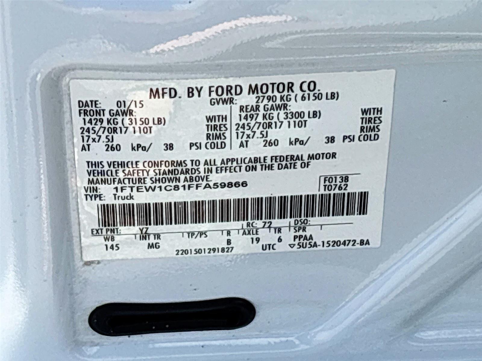 2015 Ford F-150 XLT
