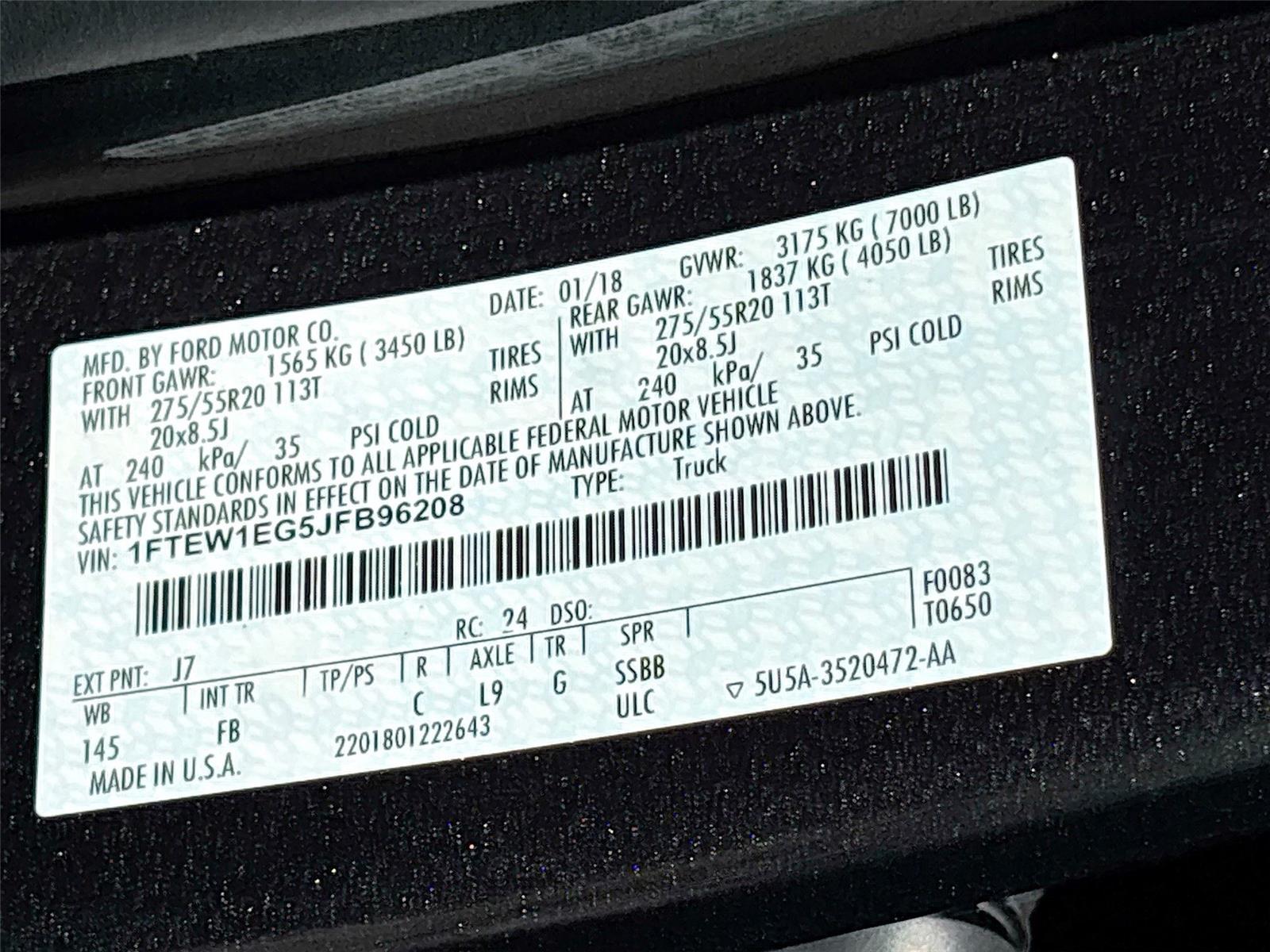 2018 Ford F-150 XLT