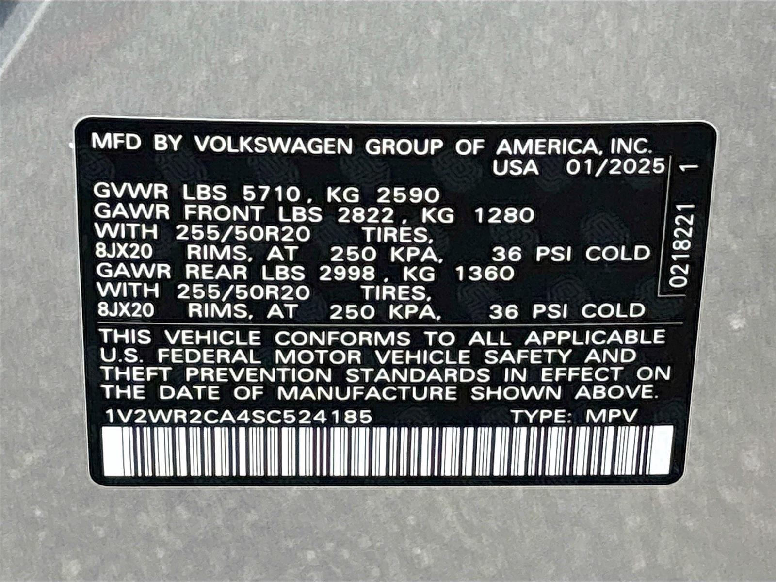 2025 Volkswagen Atlas 2.0T SE w/Technology