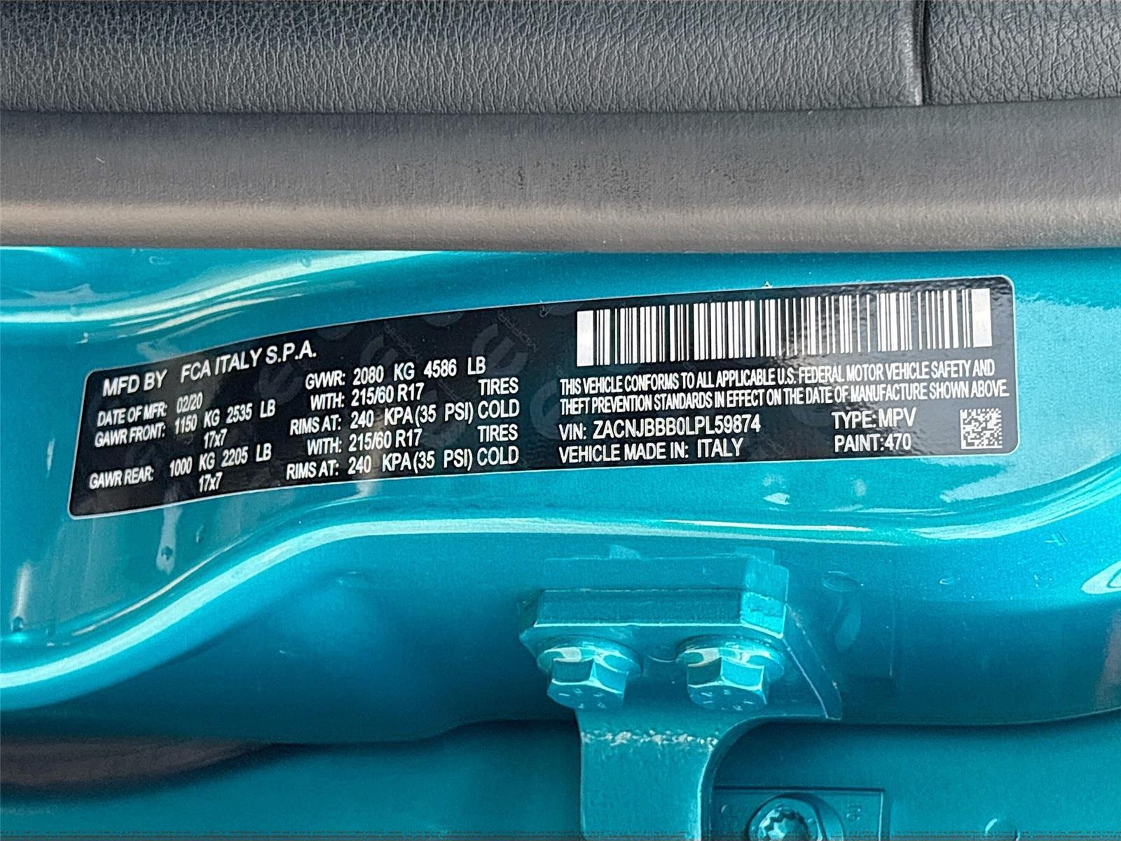 2020 Jeep Renegade Altitude