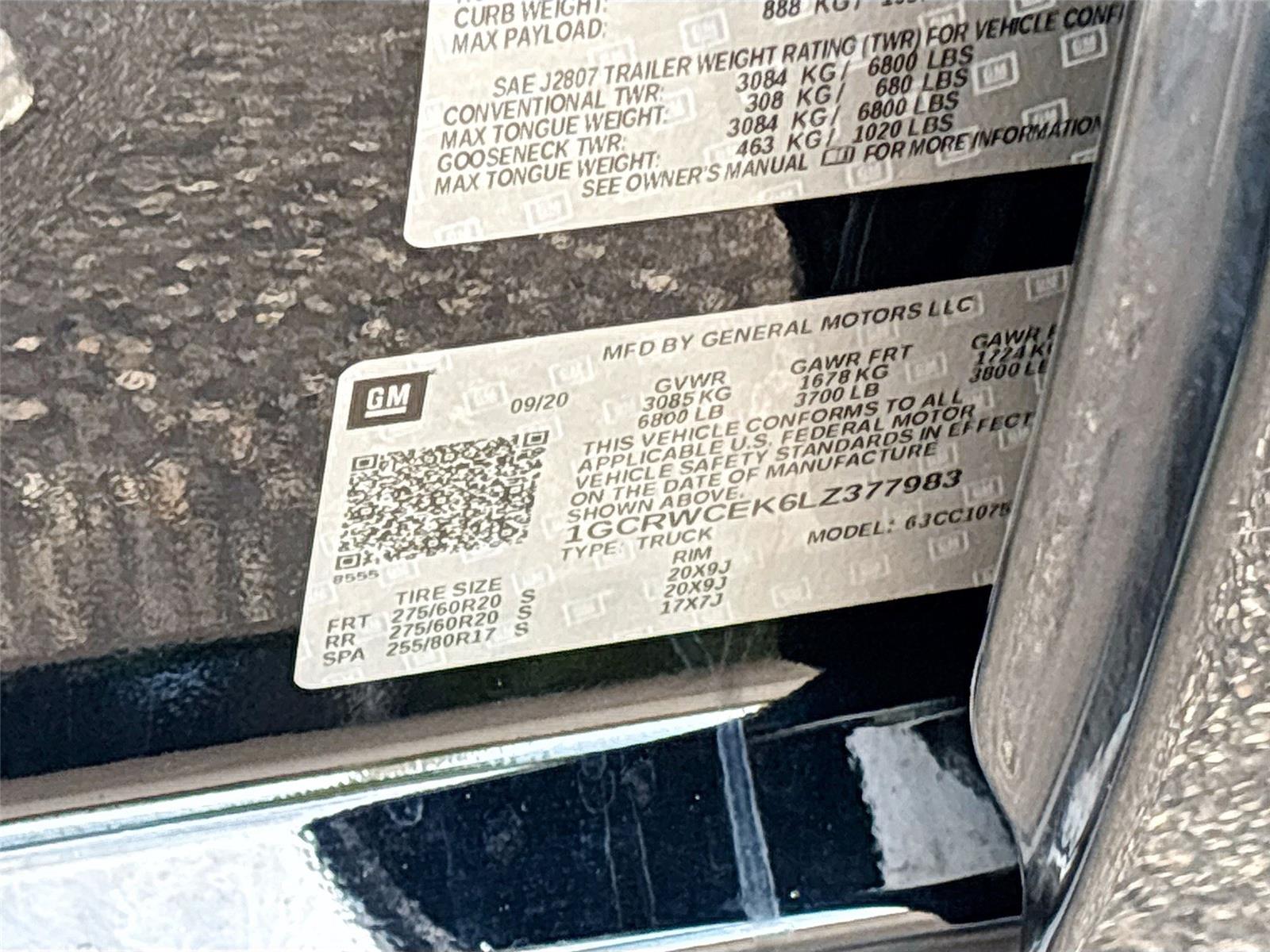 2020 Chevrolet Silverado 1500 LT
