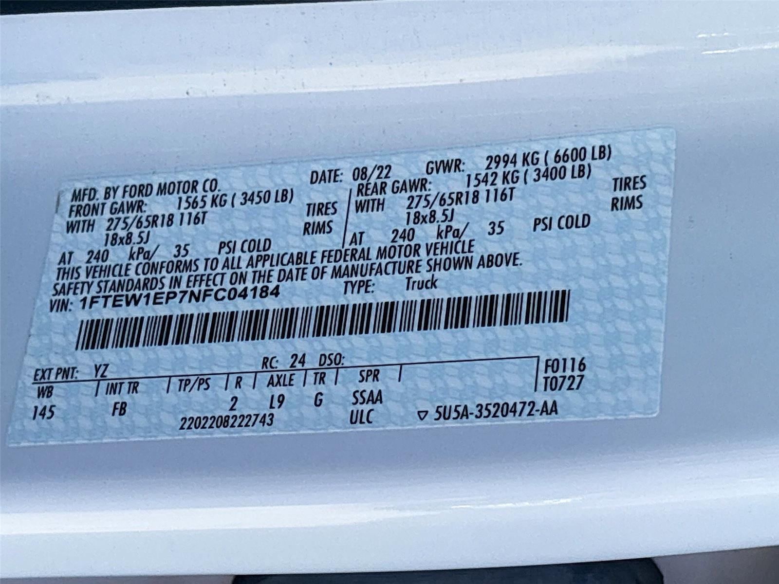 2022 Ford F-150 XLT