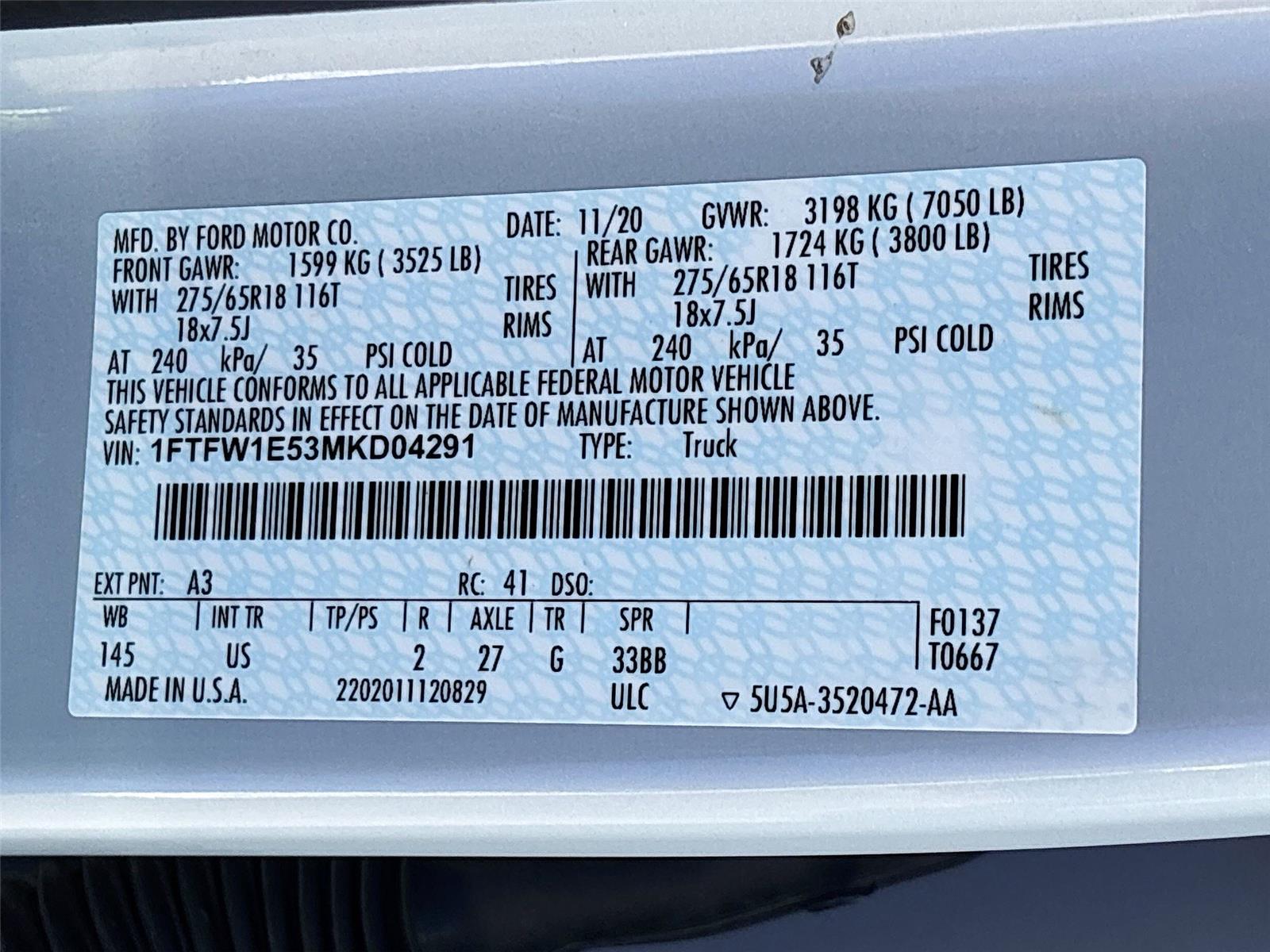 2021 Ford F-150 XLT