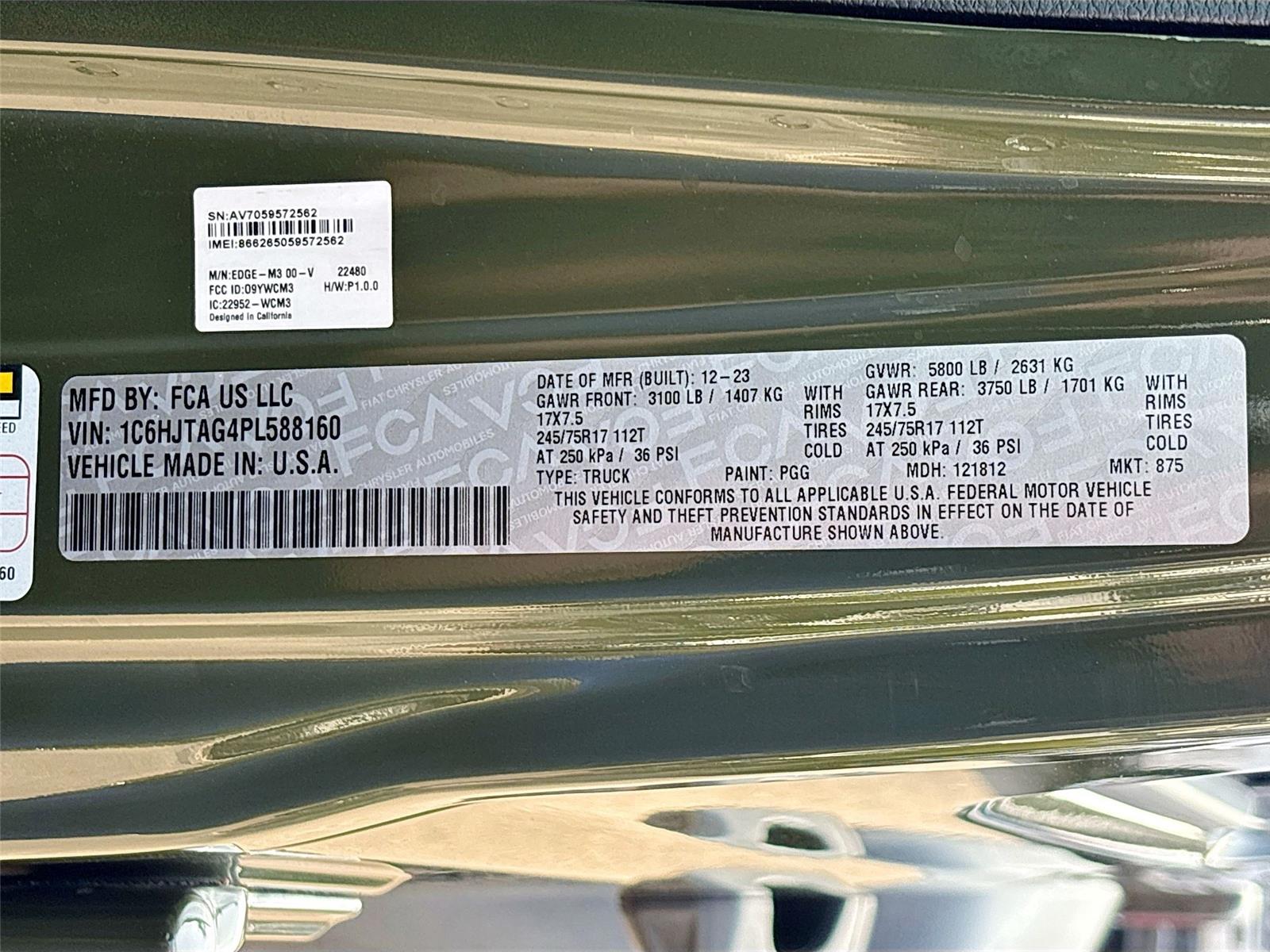 2023 Jeep Gladiator Sport S