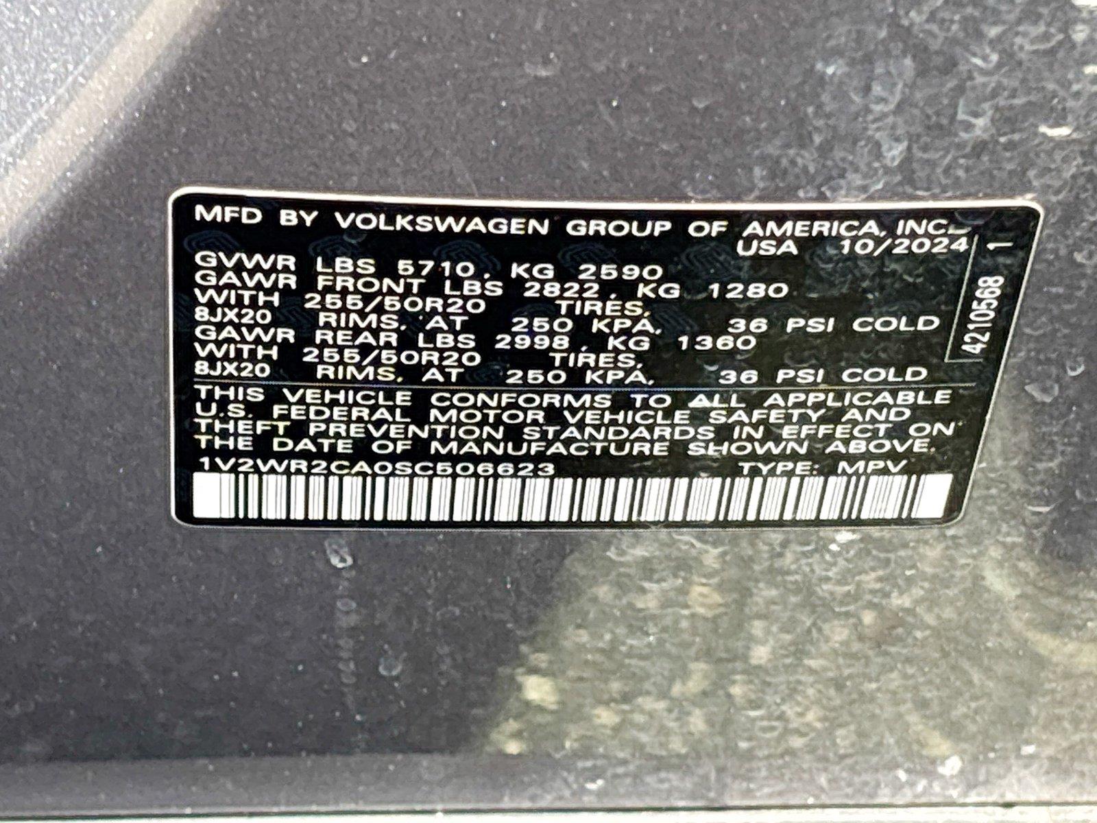 2025 Volkswagen Atlas 2.0T SE w/Technology