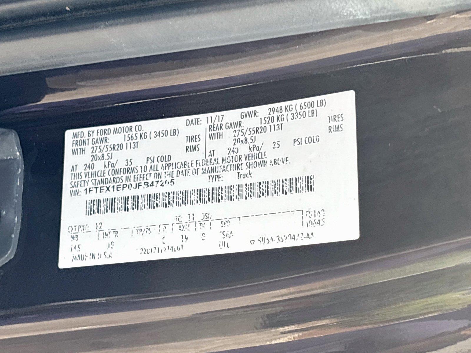 2018 Ford F-150 XL