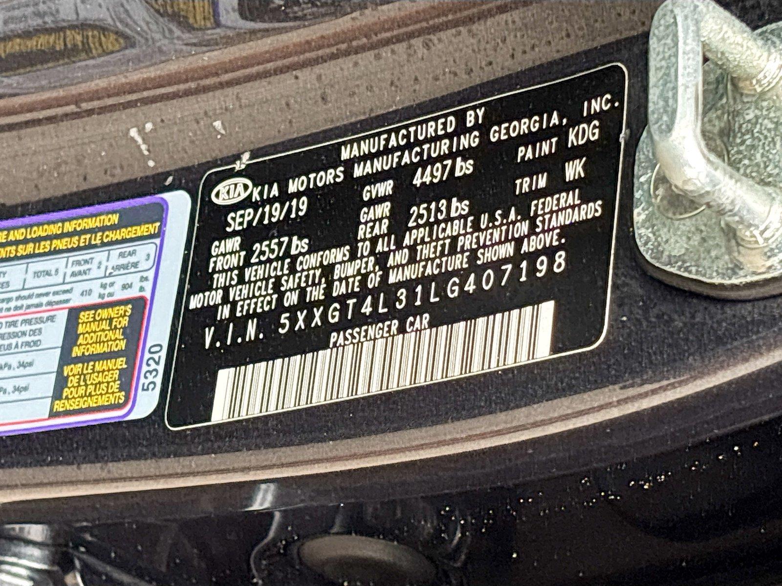 2020 Kia Optima S