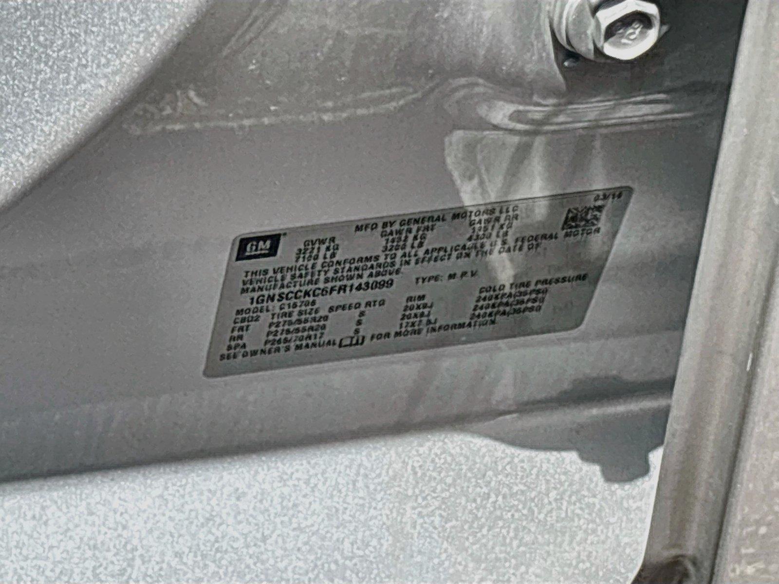 2015 Chevrolet Tahoe LTZ