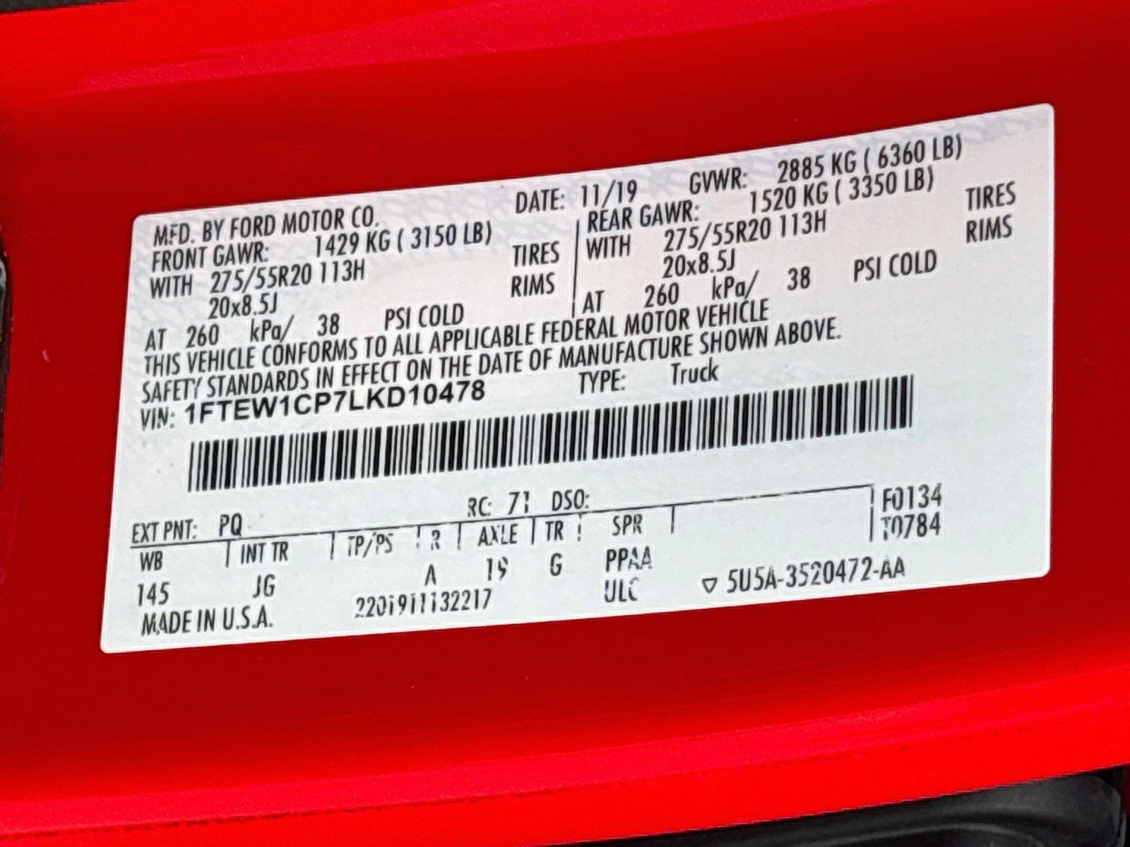 2020 Ford F-150 XL