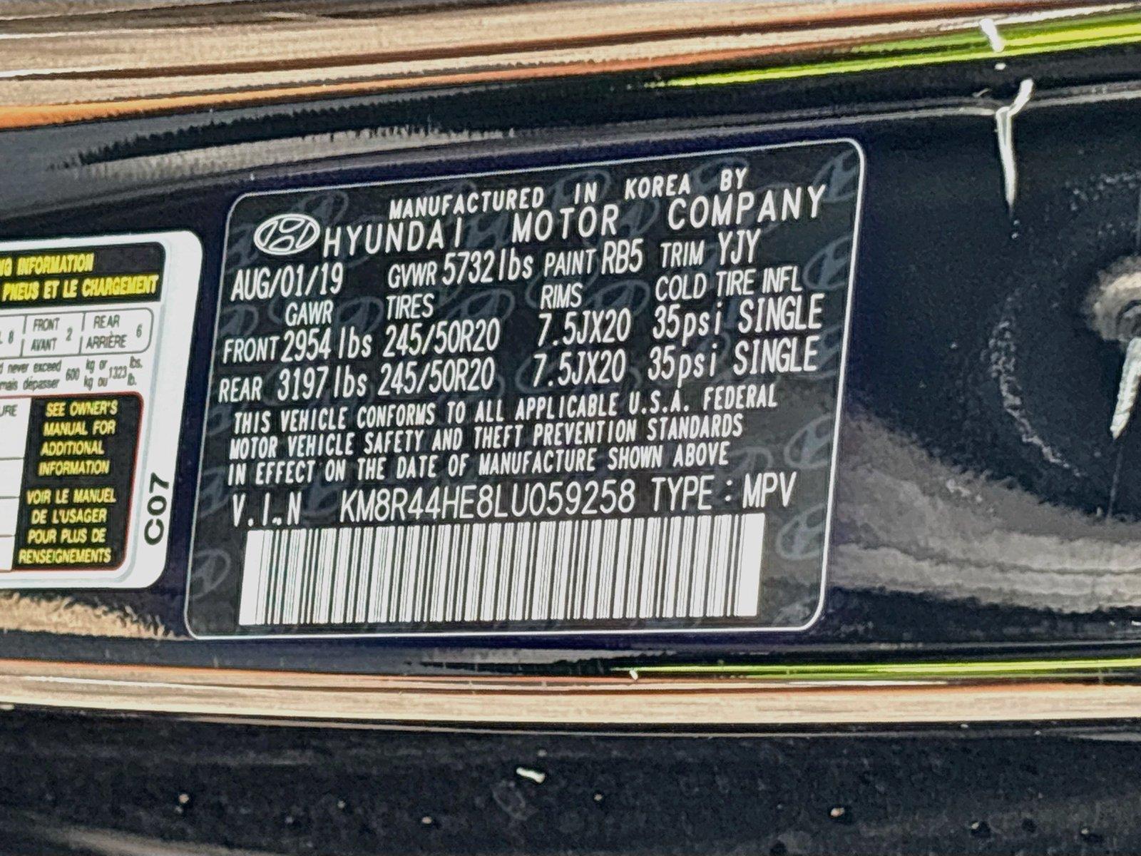 2020 Hyundai Palisade SEL