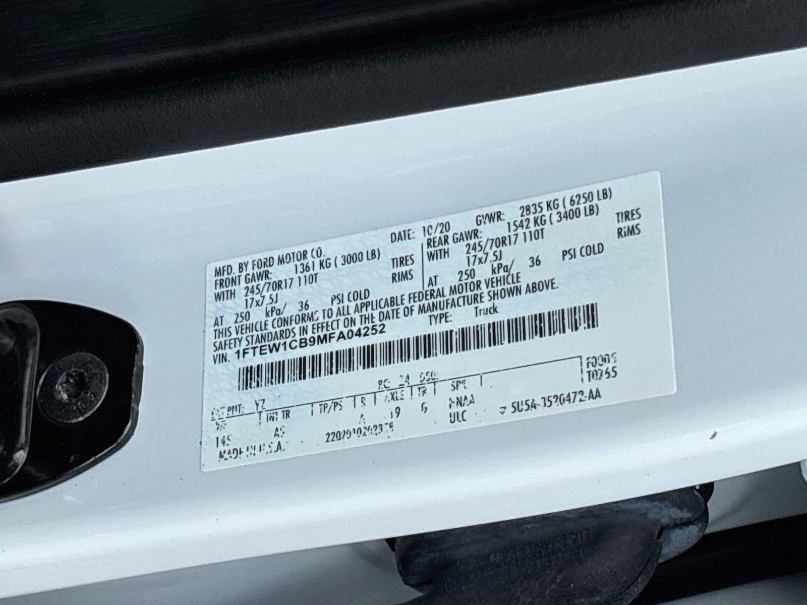 2021 Ford F-150 XL
