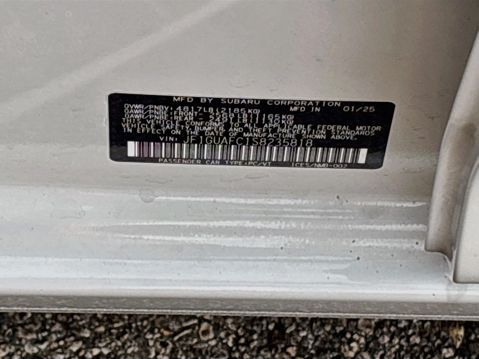 2025 Subaru Impreza Sport