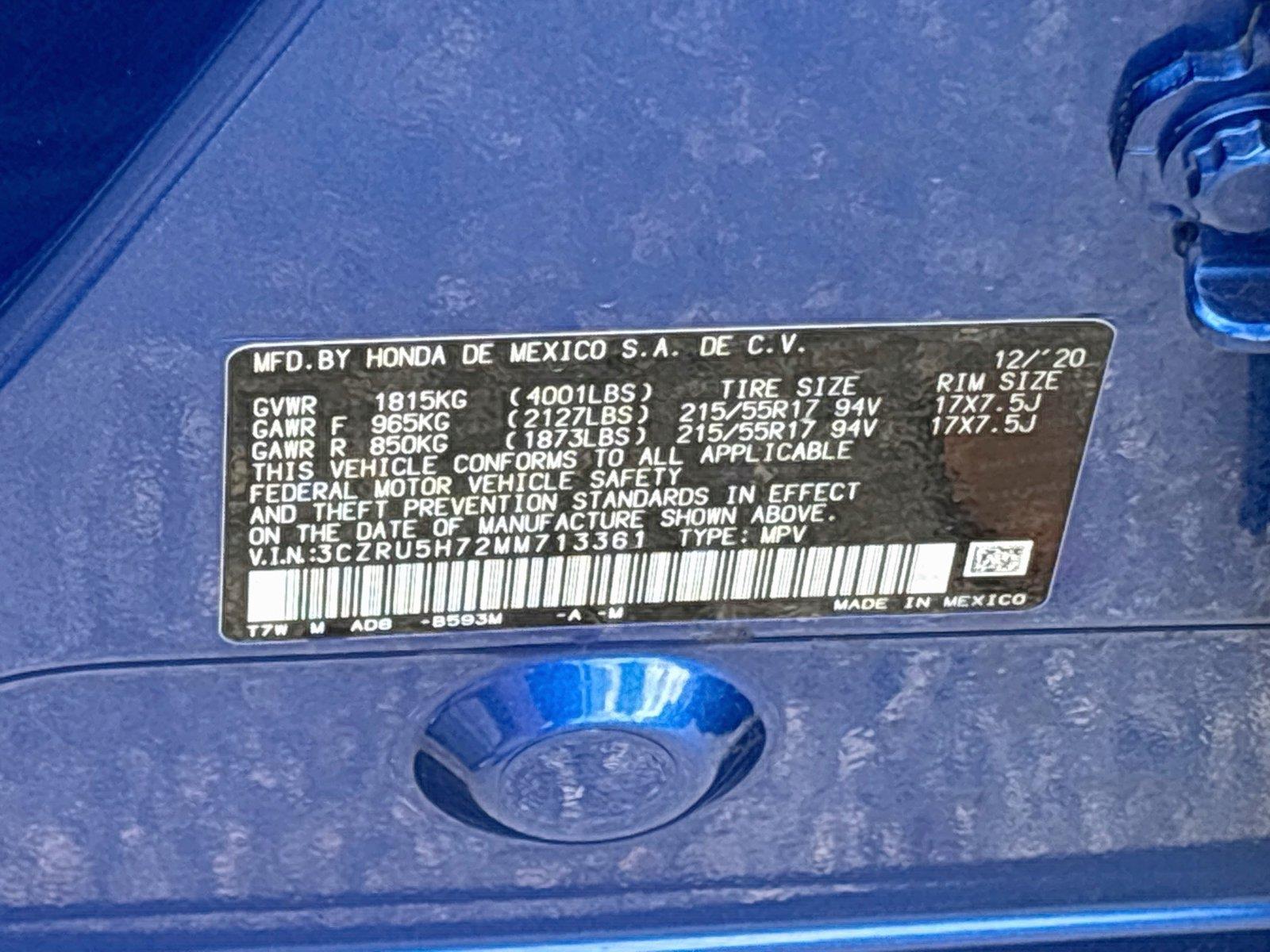2021 Honda HR-V EX-L