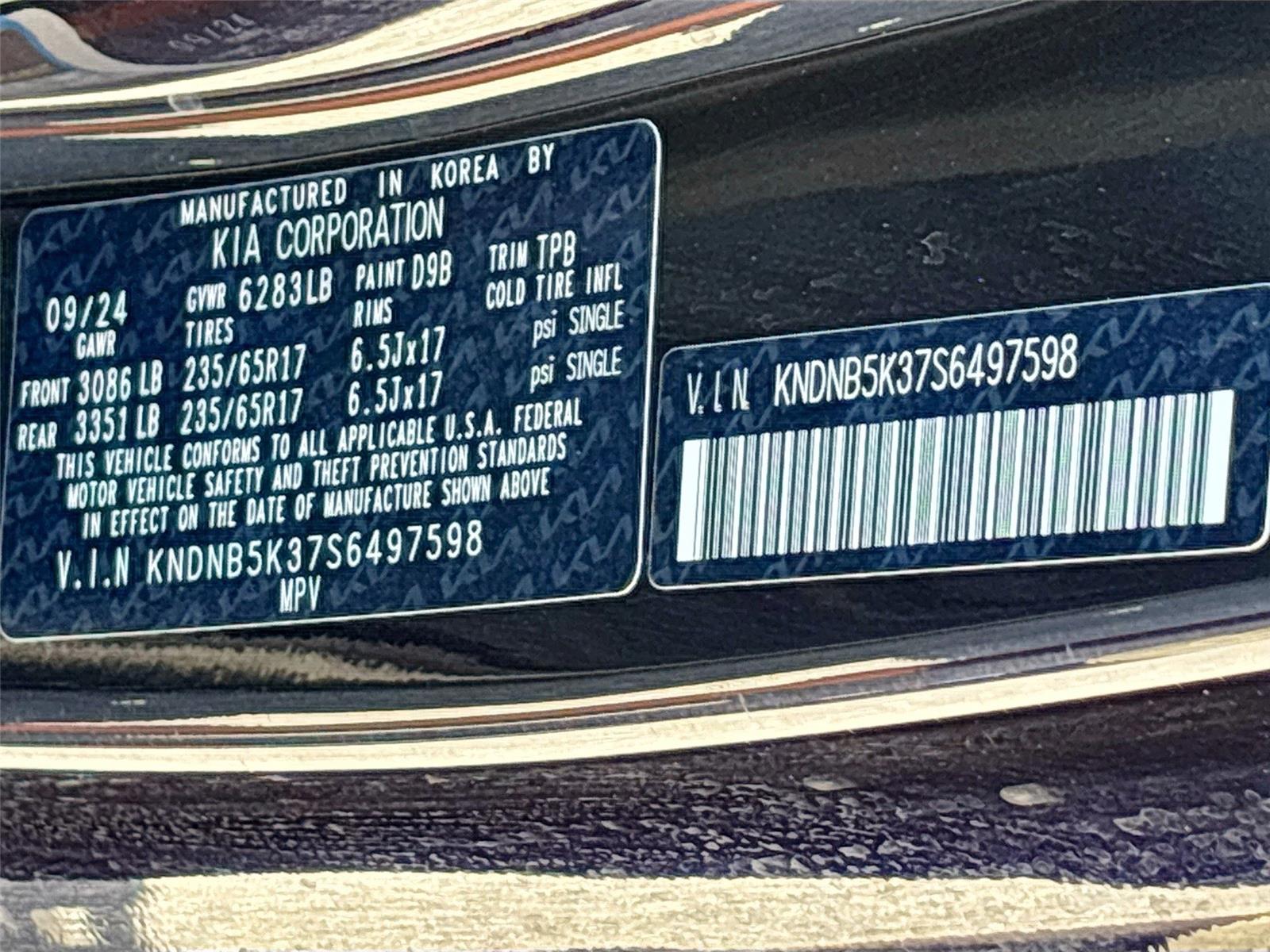 2025 Kia Carnival LXS