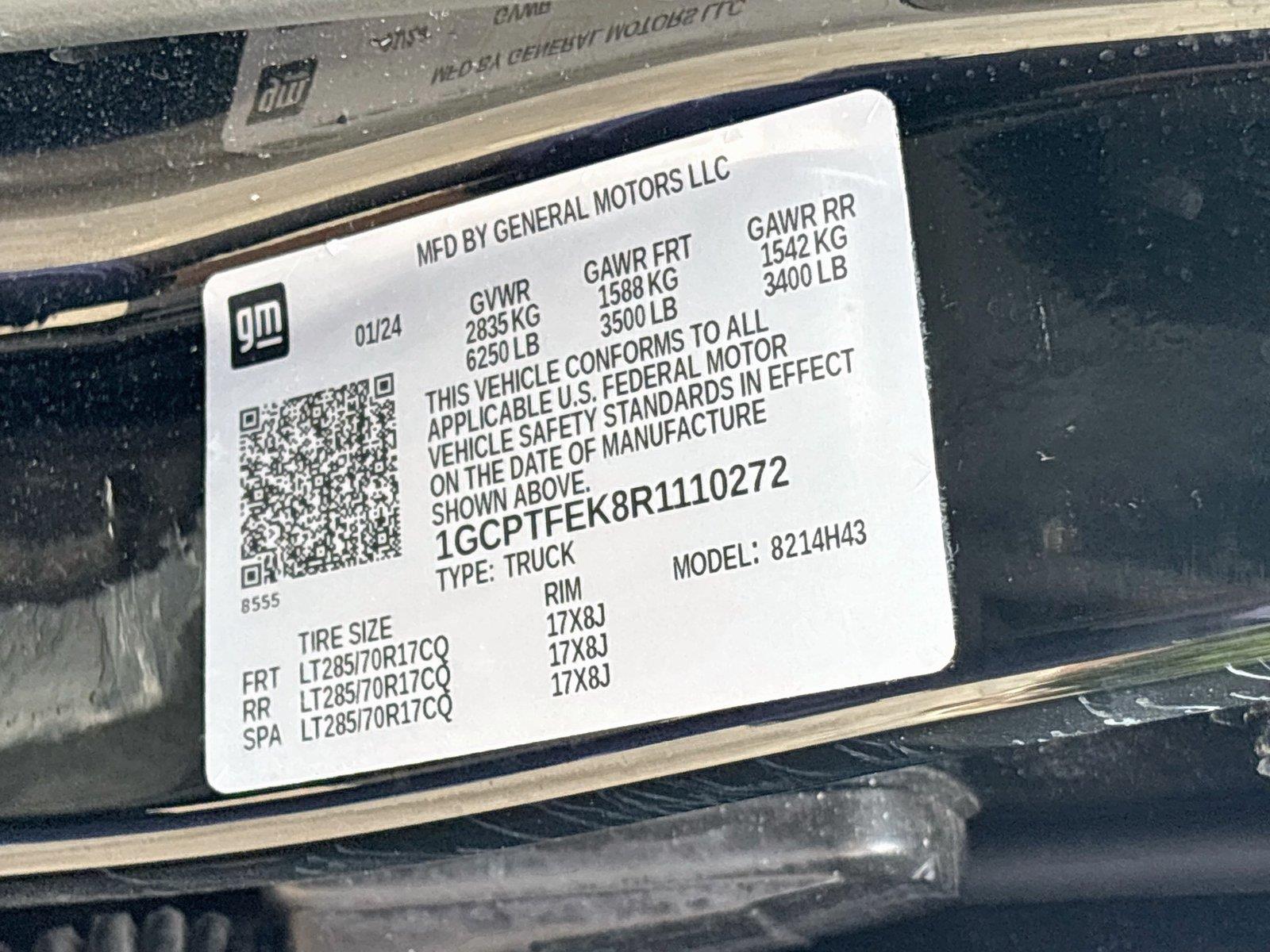 2024 Chevrolet Colorado 4WD ZR2