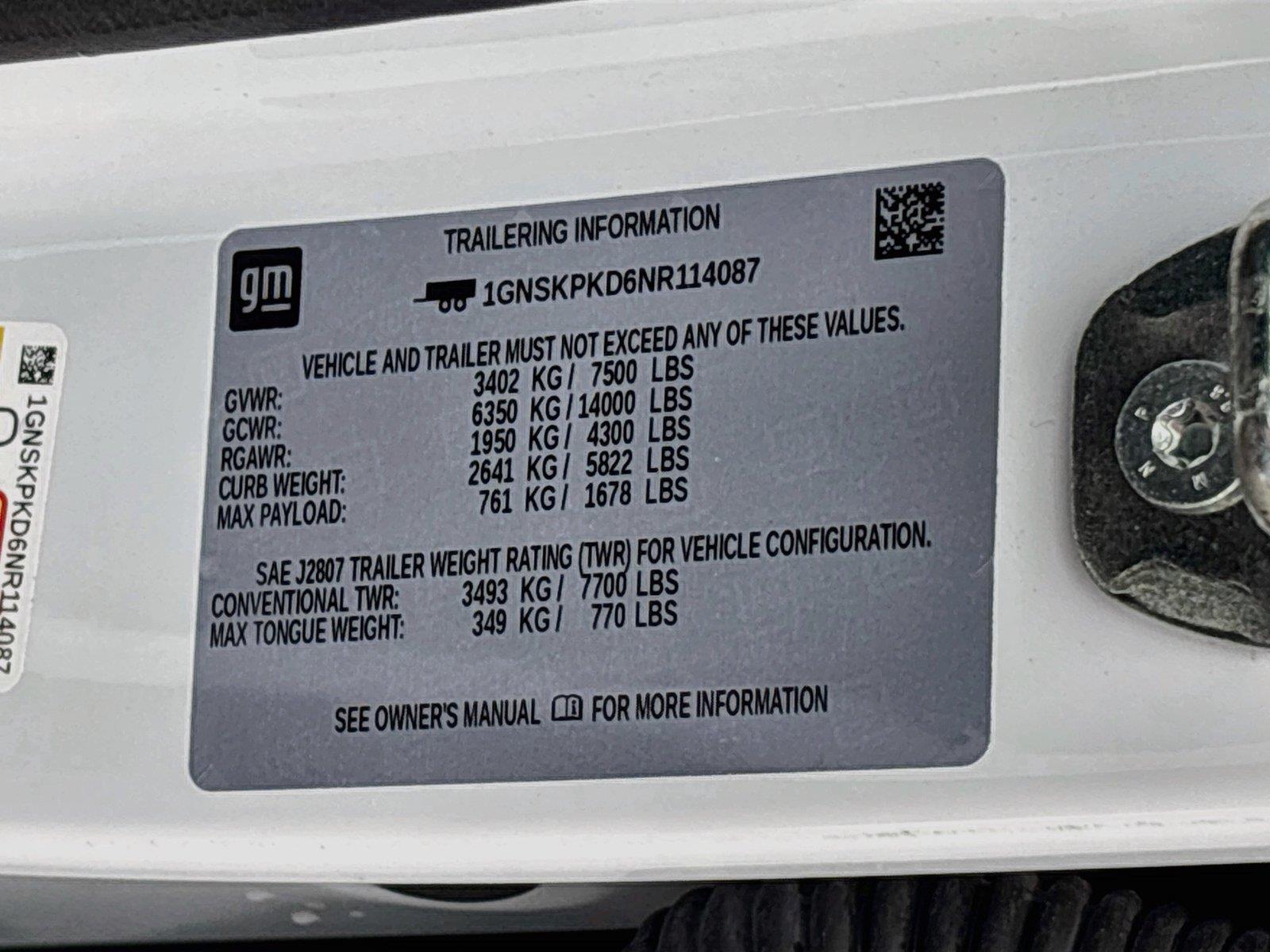 2022 Chevrolet Tahoe Z71
