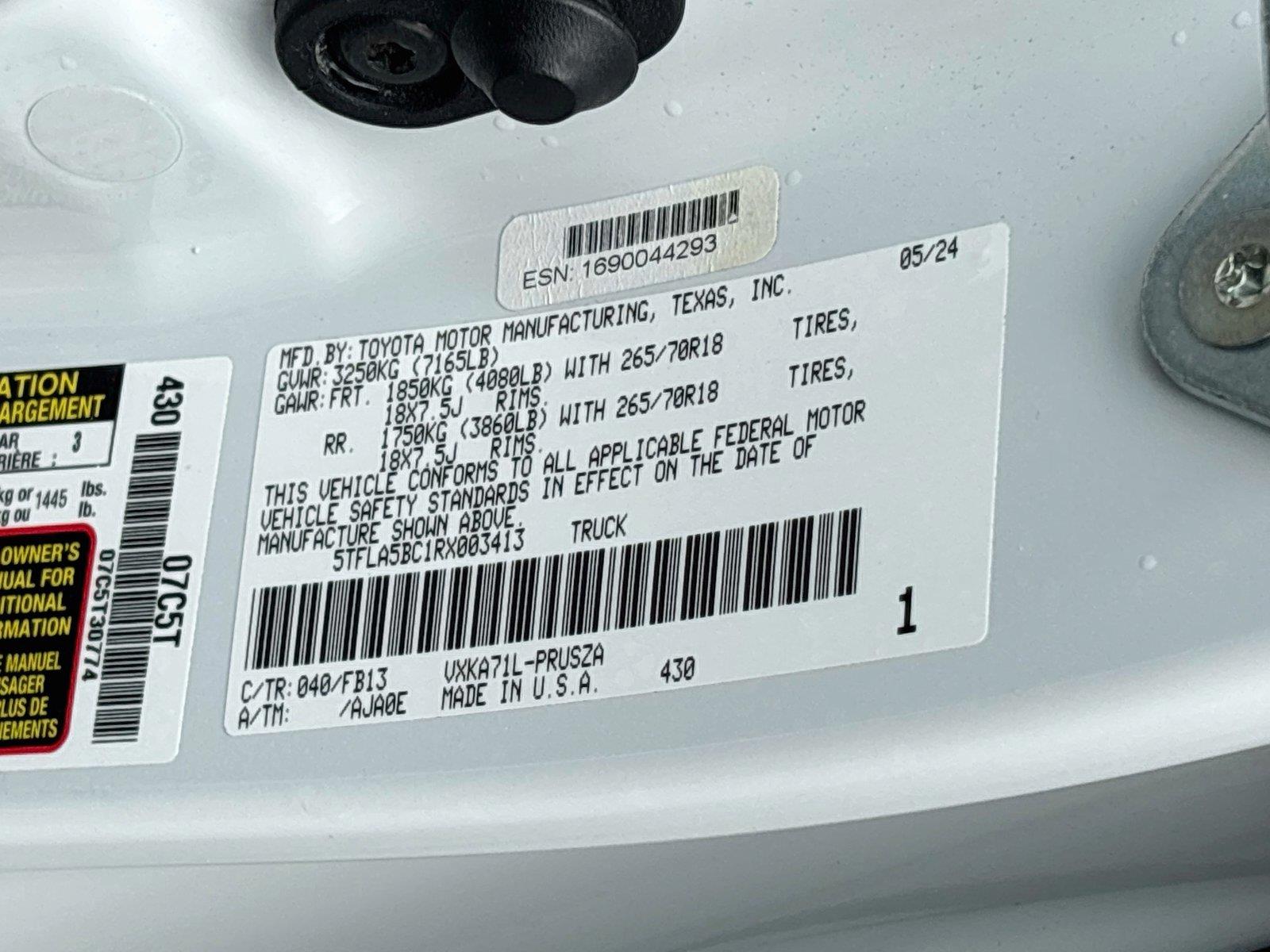 2024 Toyota Tundra SR5