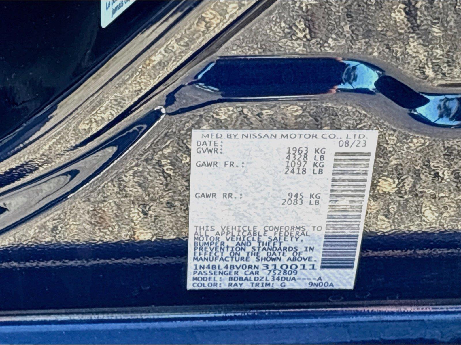 2024 Nissan Altima 2.5 S