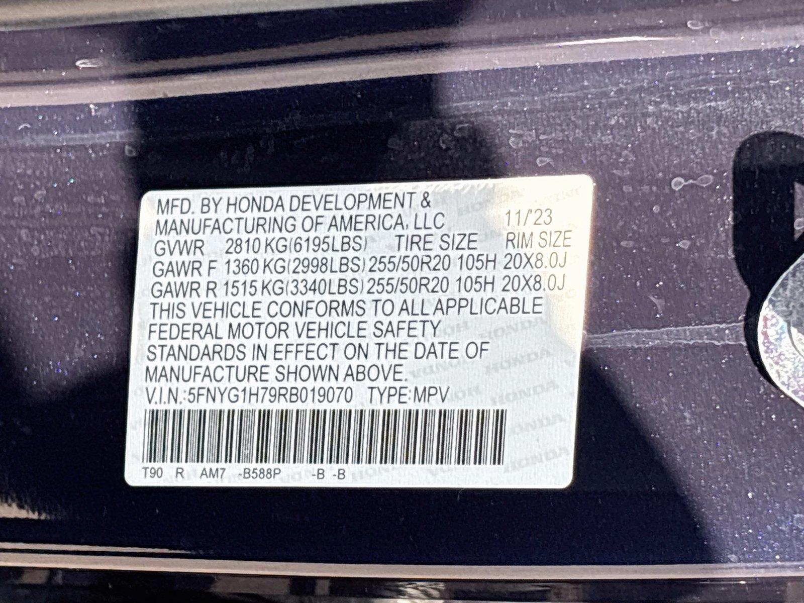 2024 Honda Pilot Touring