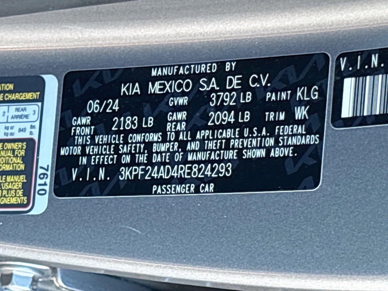 2024 Kia Forte LXS