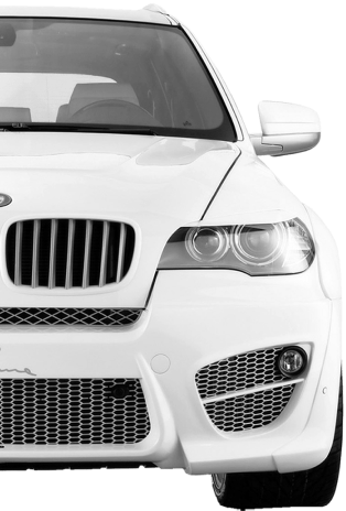 white BMW
