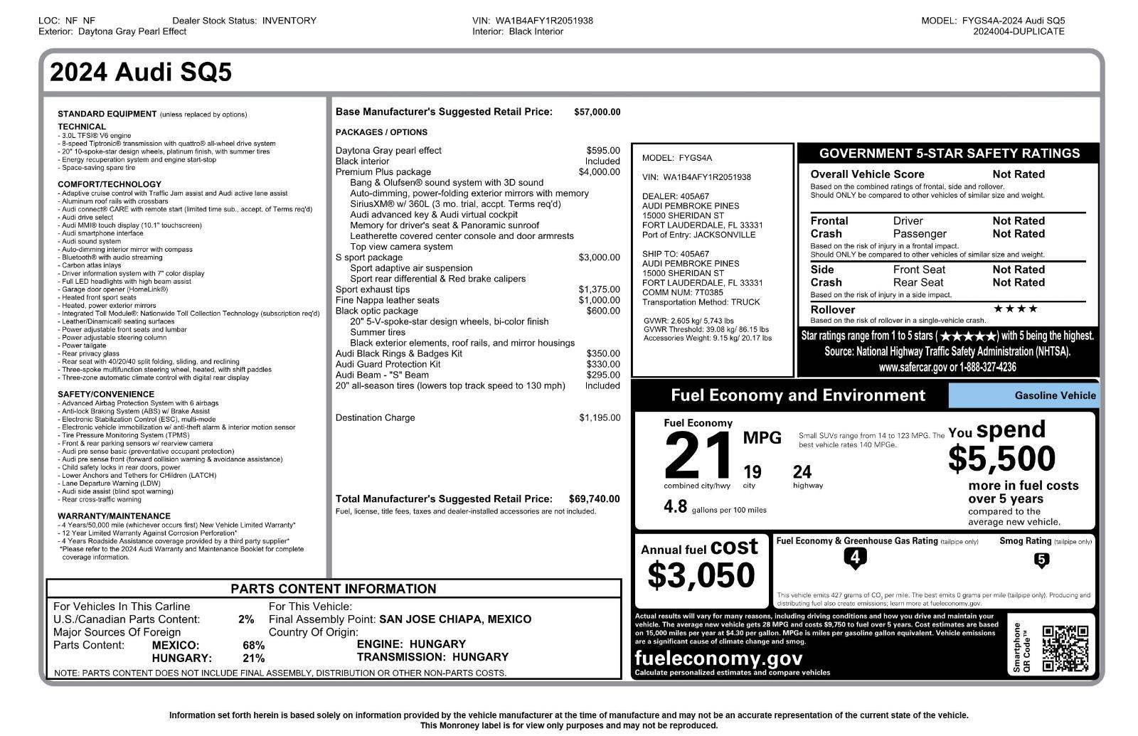 2024 Audi SQ5 Premium Plus's photo